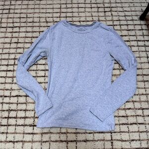 Abercrombie & Fitch Heather Gray Baby Tee